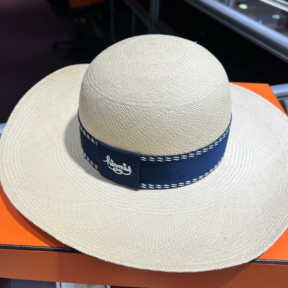 Hermes Accessories - Authentic Hermes Panama Straw Hat